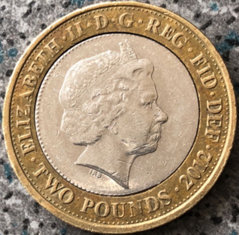 2012 £2 Charles Dickens 1812-1870  coin collectible - Main Image 2