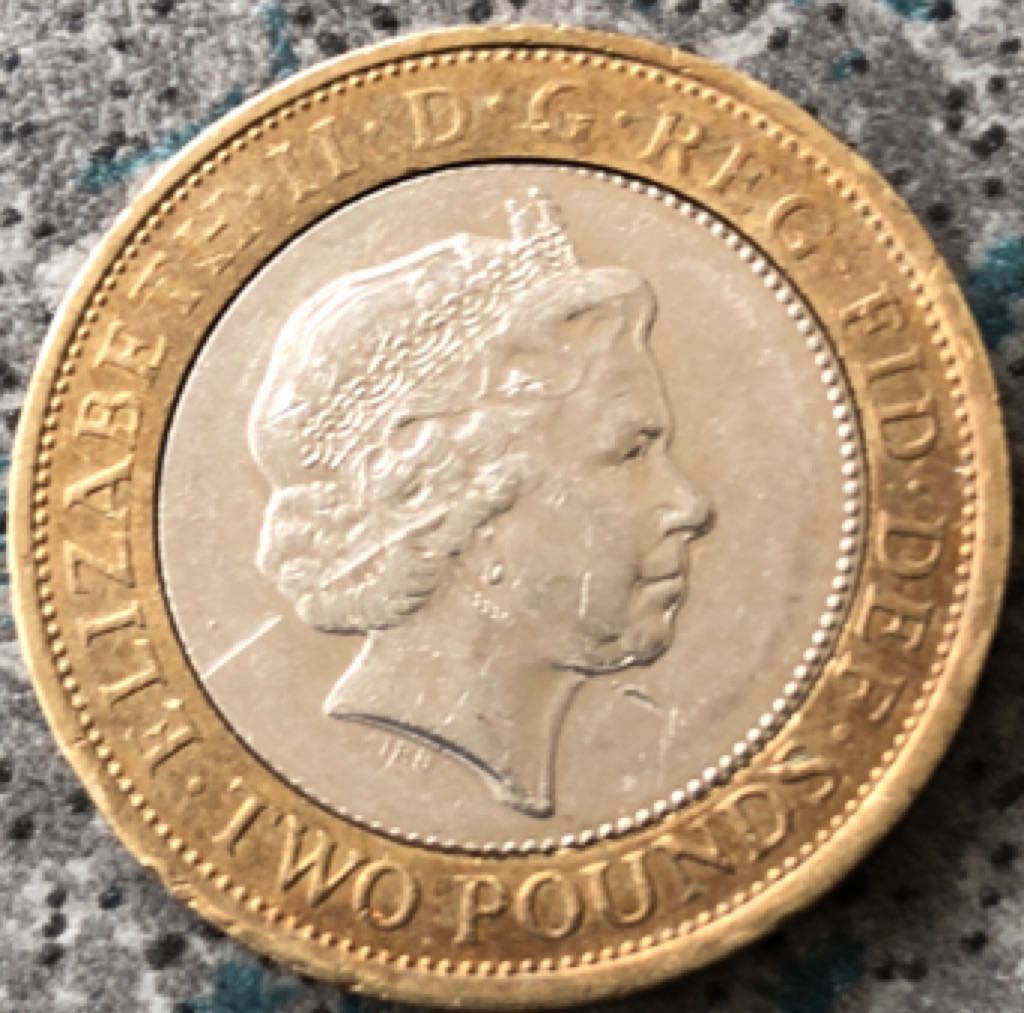 2013 £2 Golden Guinea  coin collectible - Main Image 2