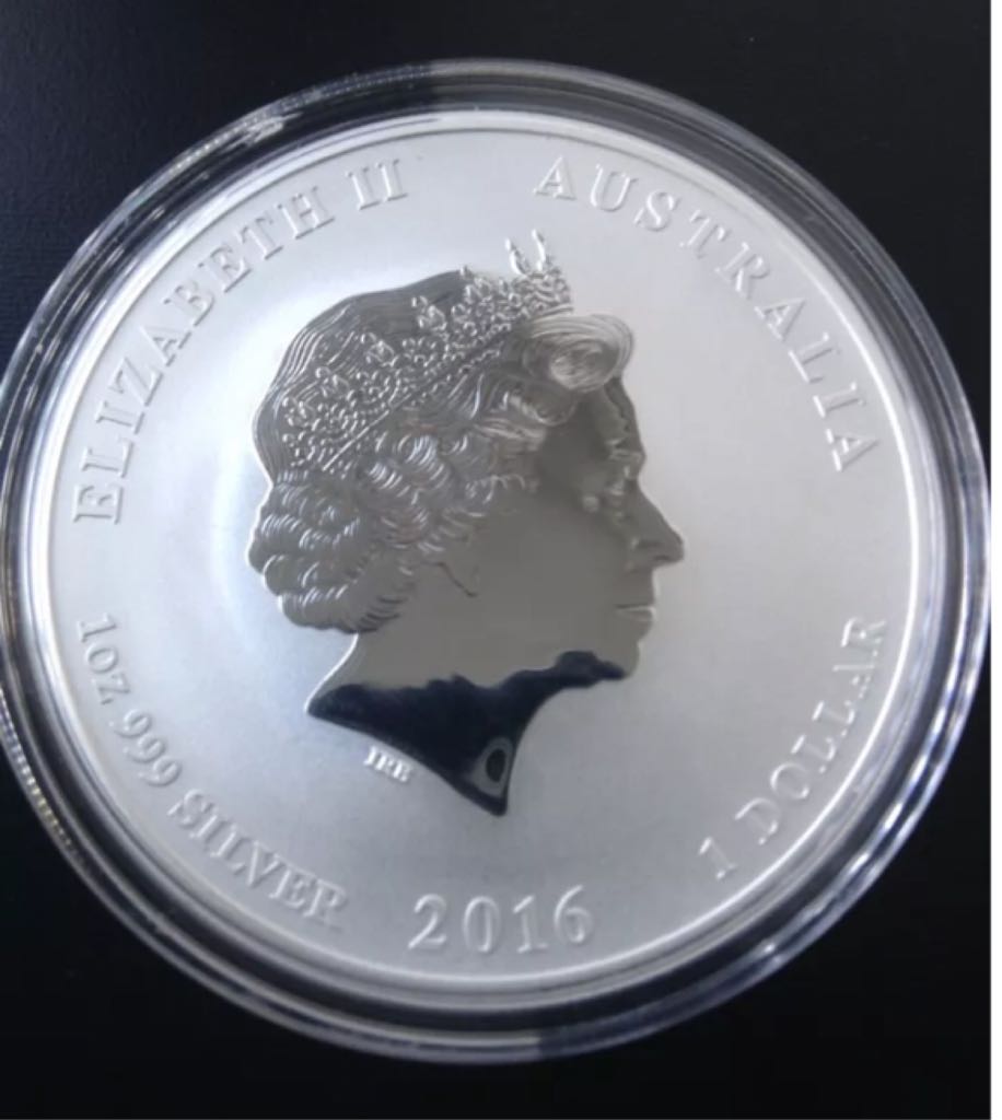 2016 1oz Silver Australian Lunar Series ll Year Of The Monkey  coin collectible - Main Image 2