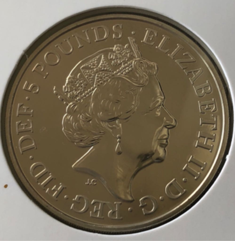 2018 £5 Dragon Of Wales  coin collectible - Main Image 2