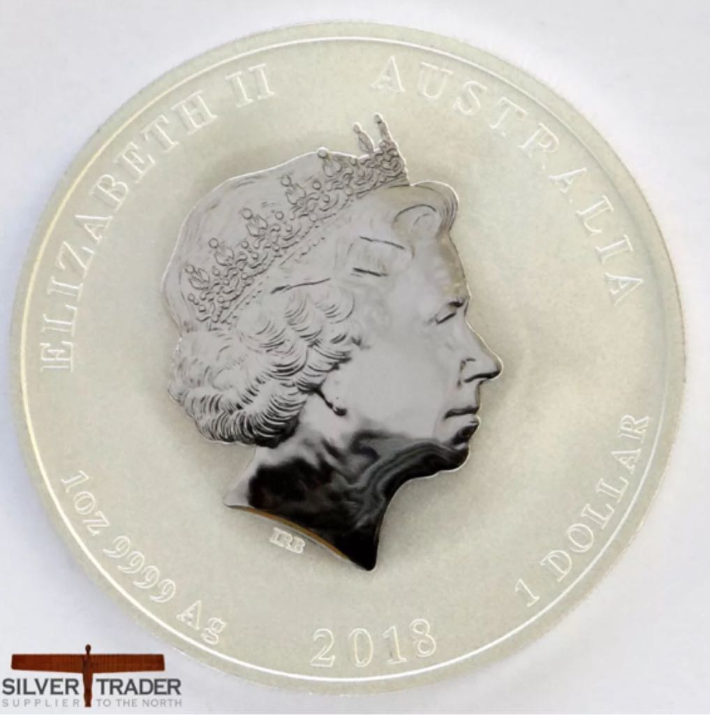 2018 1oz Silver Australian Lunar Series ll Year Of The Dog  coin collectible - Main Image 2