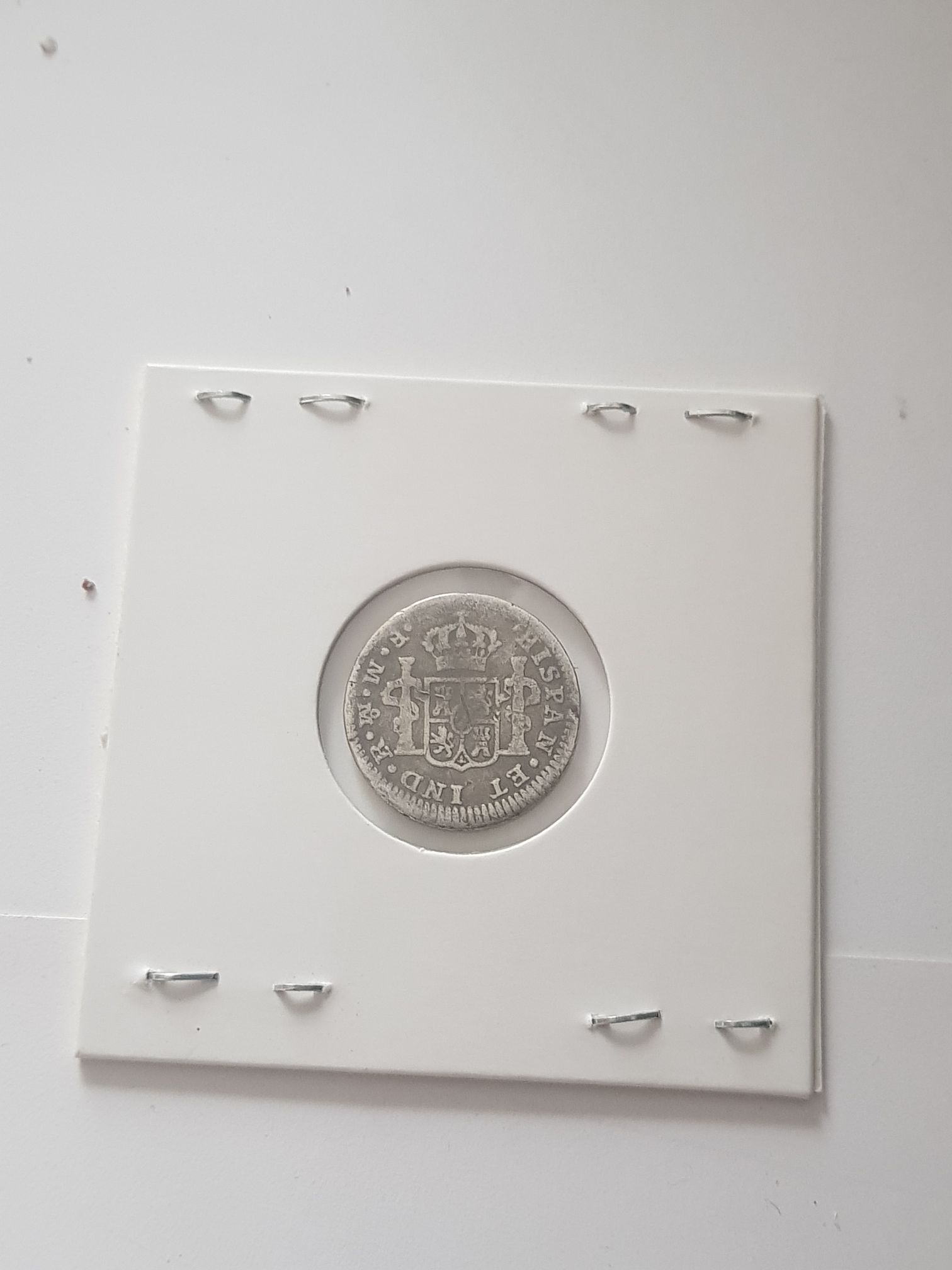 1/2 Real Carolus III ( Con FM Invertido)  coin collectible - Main Image 2