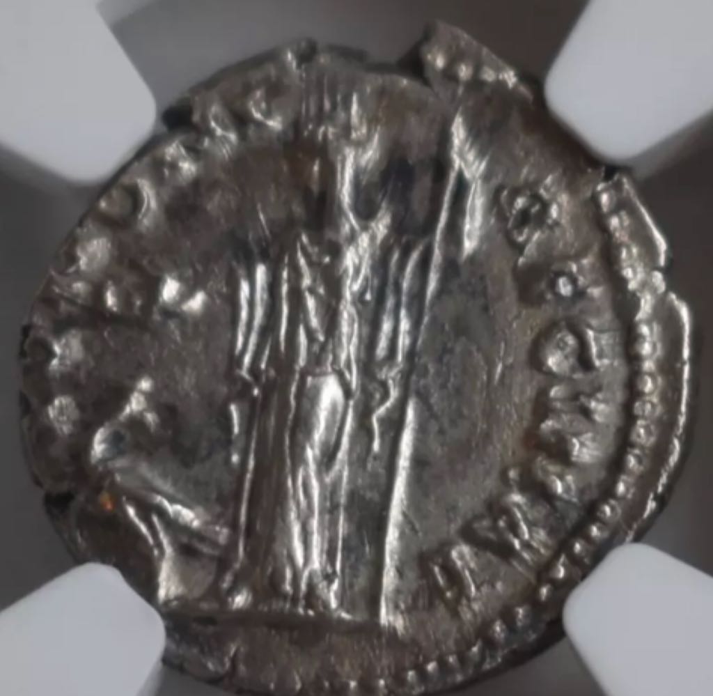 Faustina I Denarius (NGC)  coin collectible - Main Image 2