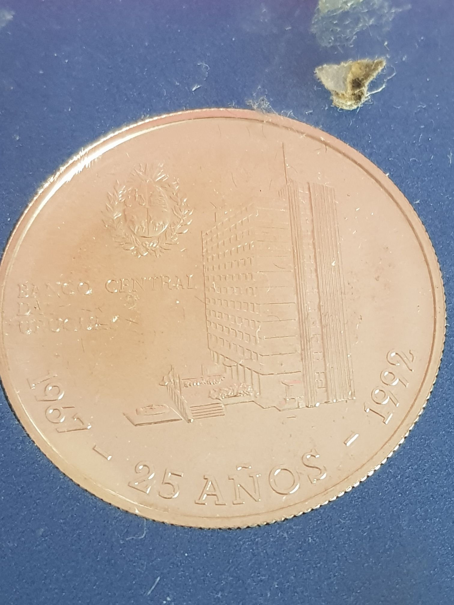 25 Años Del Banco Central De Uruguay  coin collectible - Main Image 2
