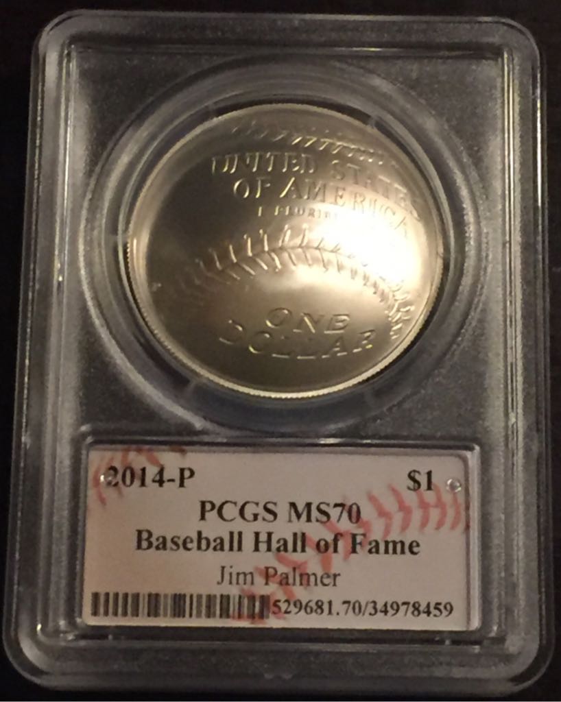2014 P Jim Palmer  coin collectible - Main Image 2