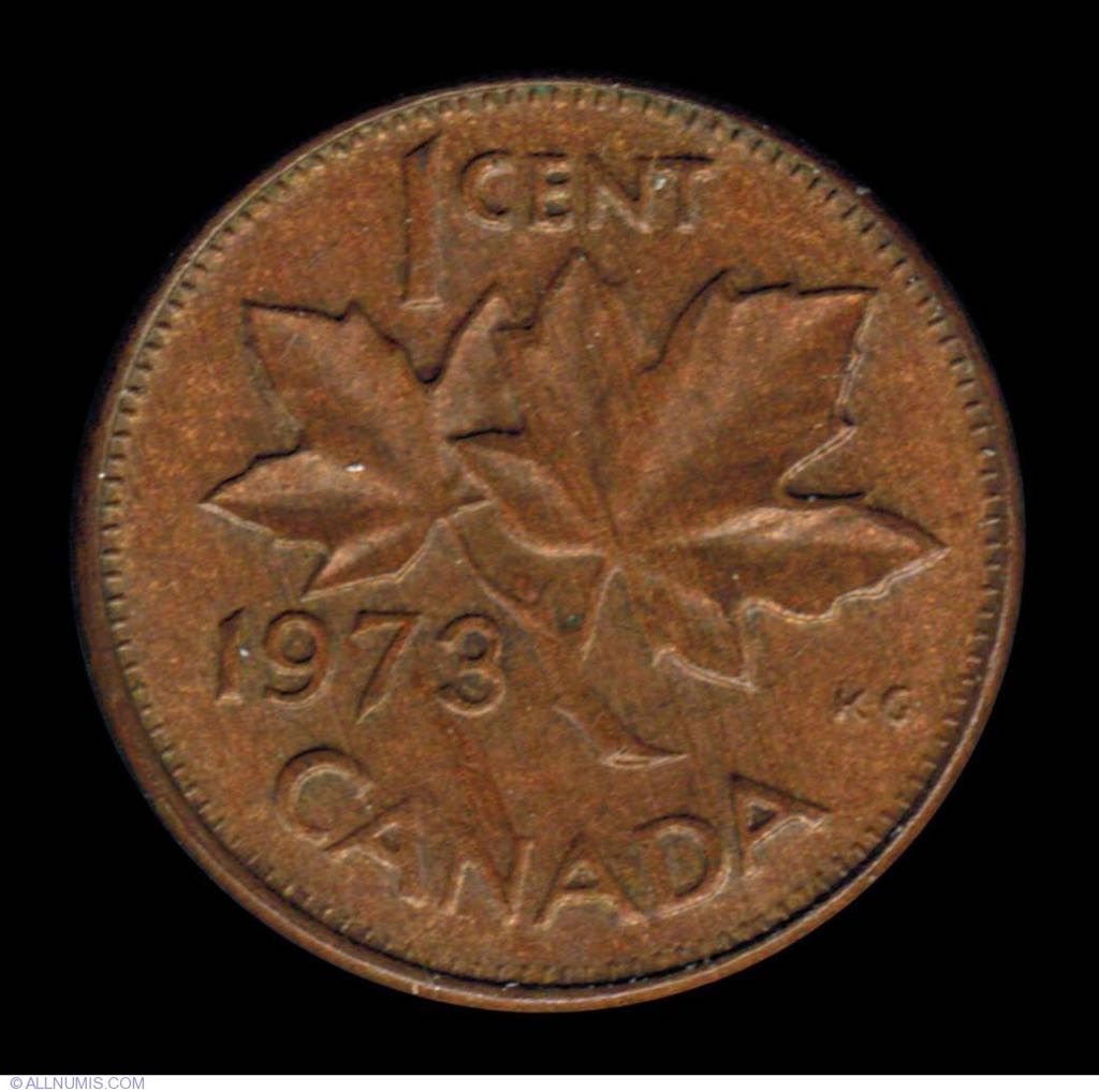Canadian 1 Cent 1973  coin collectible - Main Image 2