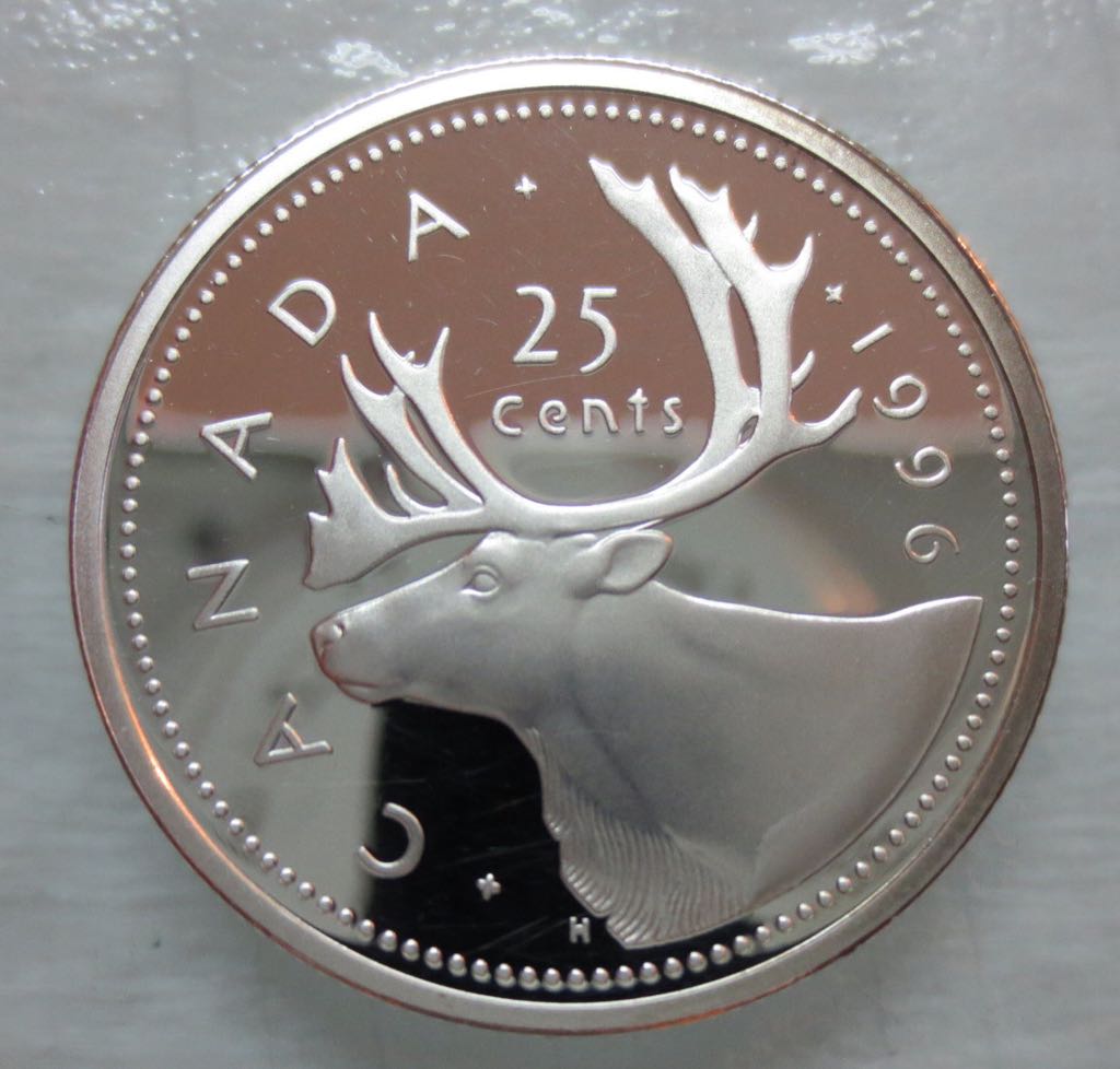 Canadian 25 Cent 1996  coin collectible - Main Image 2