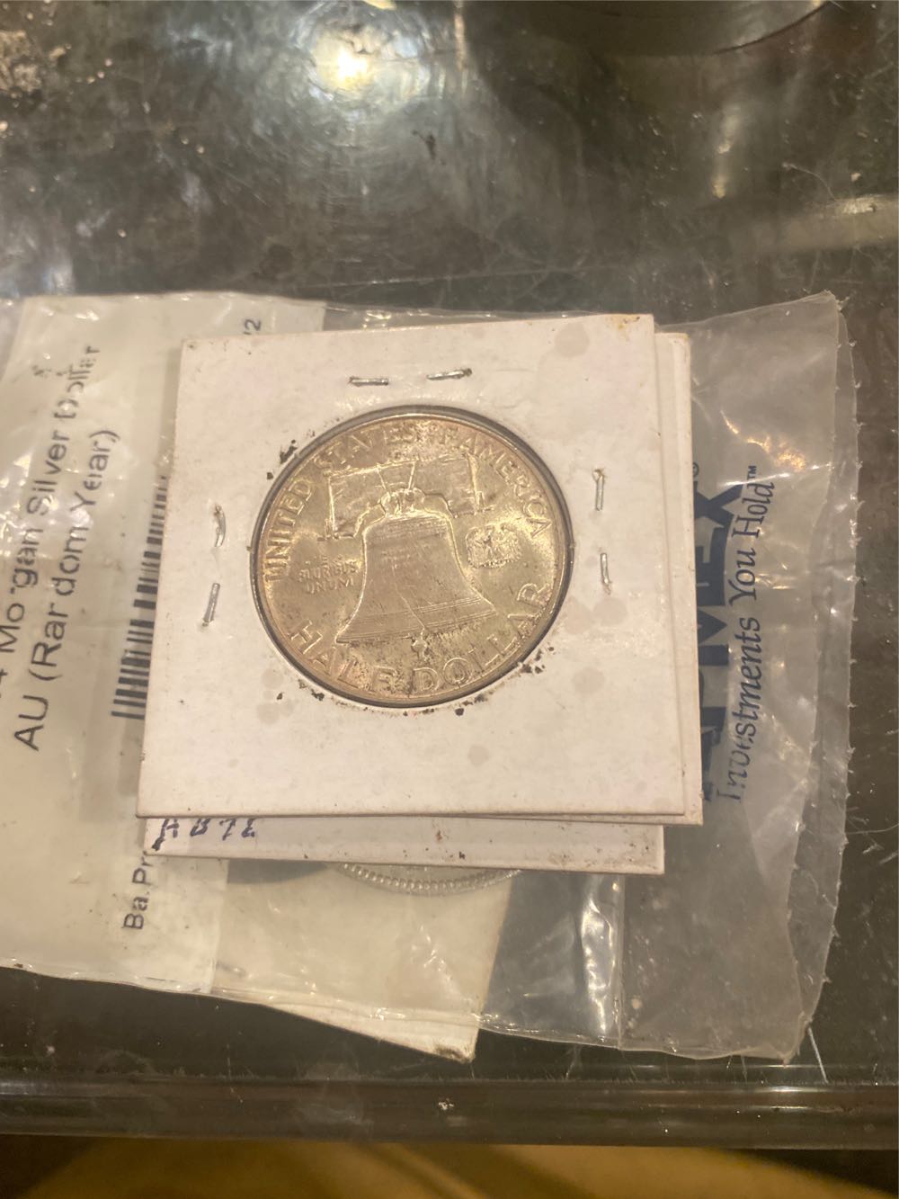 1950 Benjamin Franklin Half Dollar D  coin collectible - Main Image 3