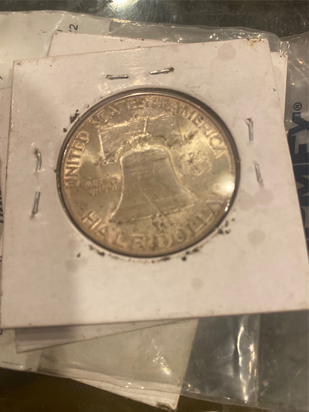 1950 Benjamin Franklin Half Dollar D  coin collectible - Main Image 4