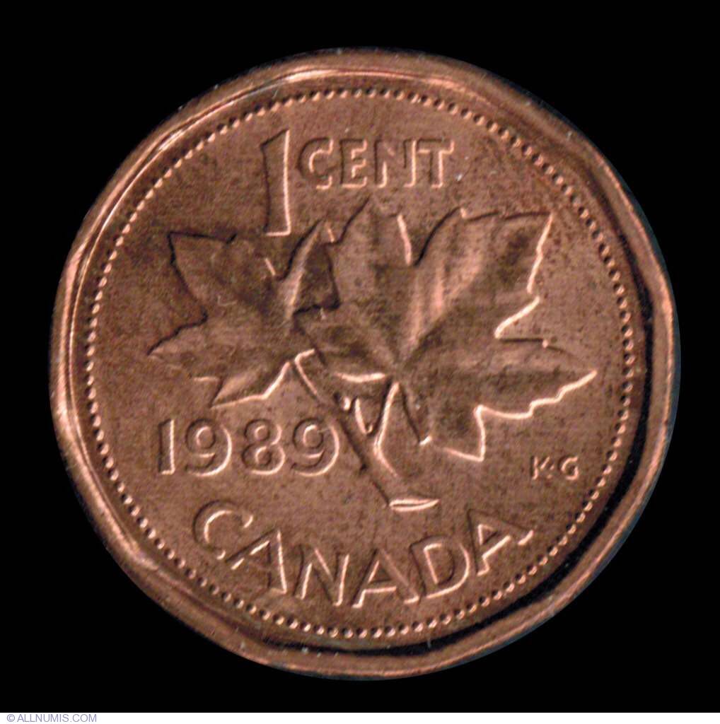 Canadian 1 Cent 1989  coin collectible - Main Image 2
