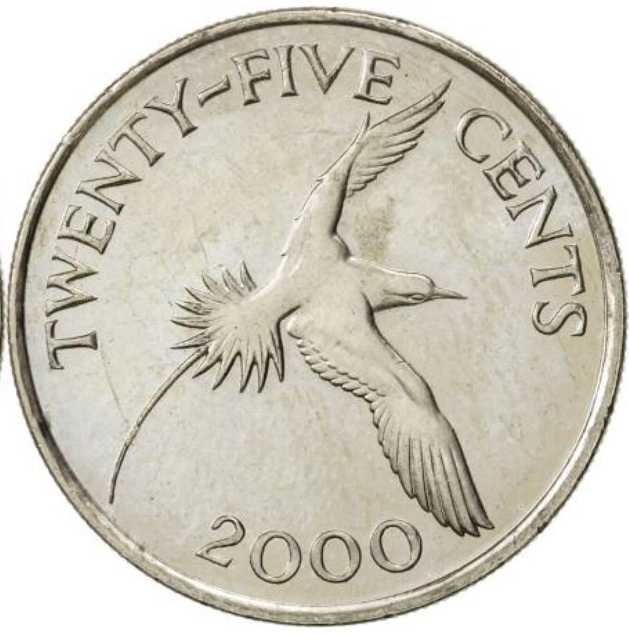 Bermuda 25 Cent 2000  coin collectible - Main Image 2