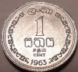 Ceylon 1 Cent 1963  coin collectible - Main Image 2