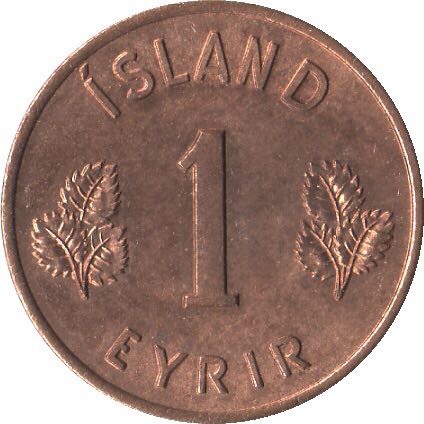 Iceland 1 Eyrir 1959  coin collectible - Main Image 2