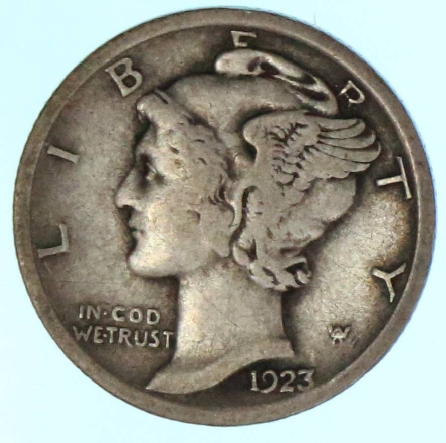 1923 S Mercury Dime coin collectible - Main Image 1