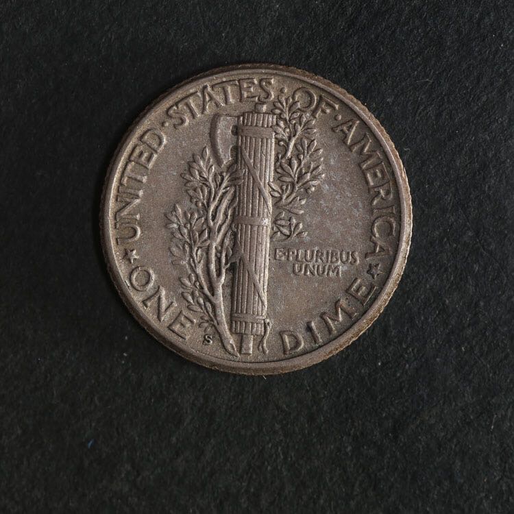 1927 S Mercury Dime  coin collectible - Main Image 2