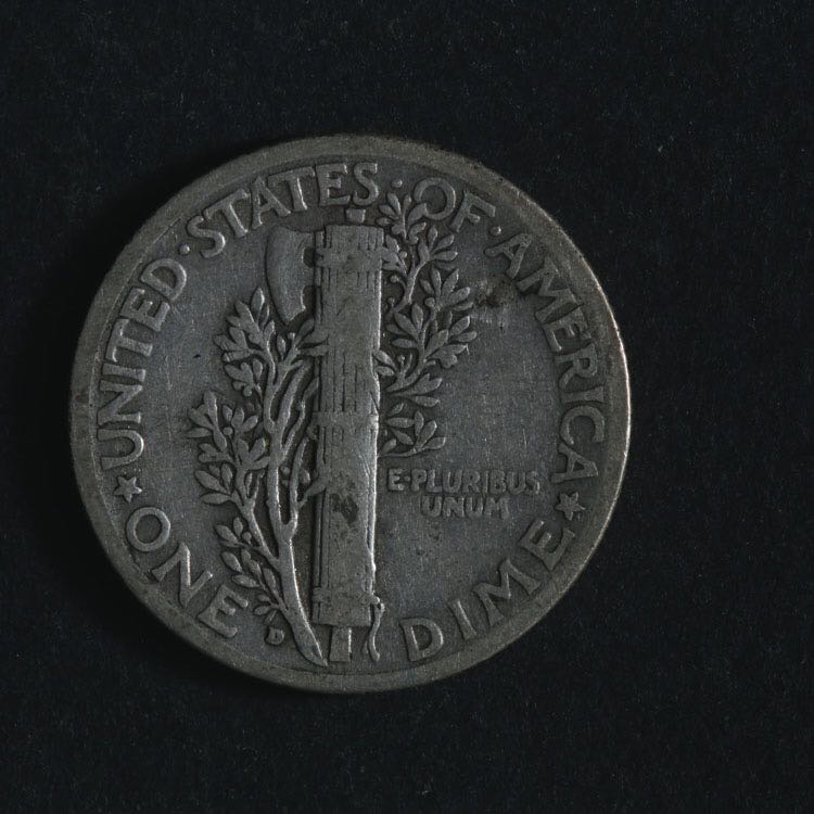 1928 D Mercury Dime  coin collectible - Main Image 2