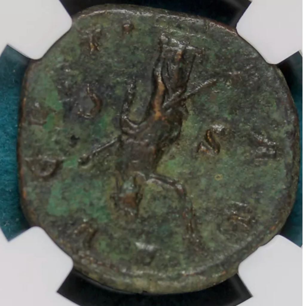 Trajan-Decius Sestertius (NGC)  coin collectible - Main Image 2