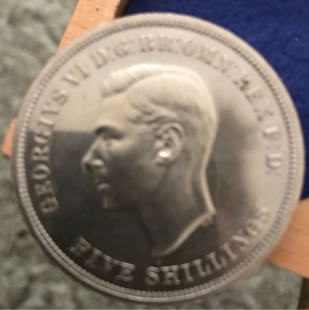 1953 Five Shillings  coin collectible - Main Image 2