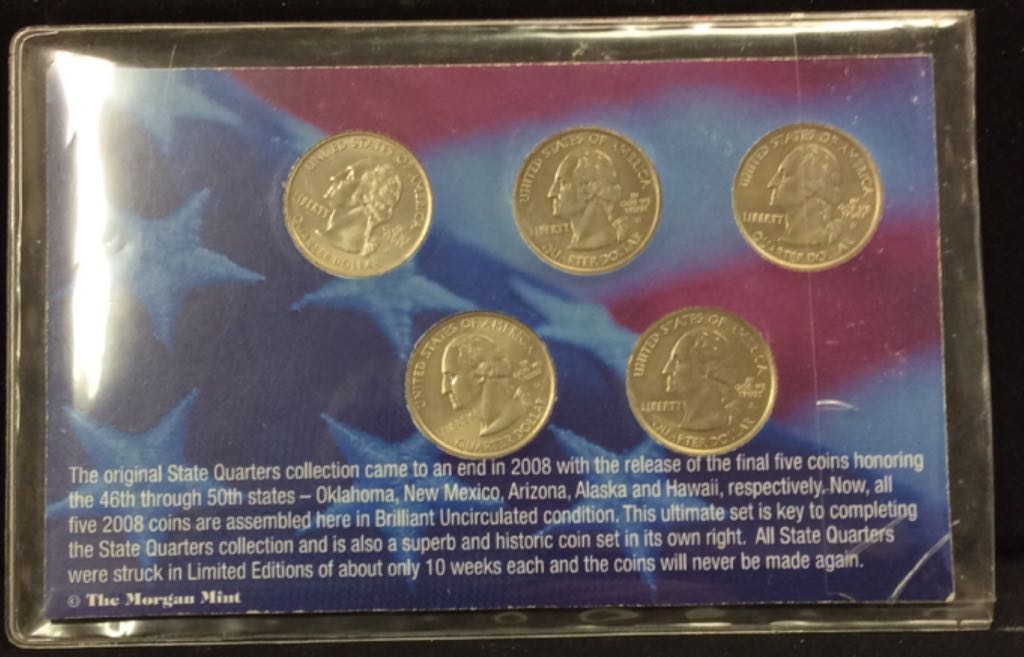 2008 USA State Quarters Collection  coin collectible - Main Image 2