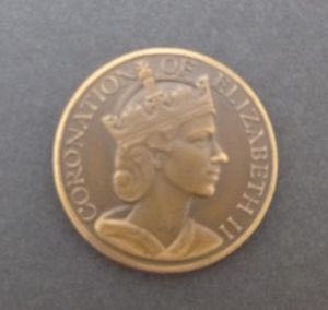 Queen Elizabeth Coronation Commemorative Medal  coin collectible - Main Image 2