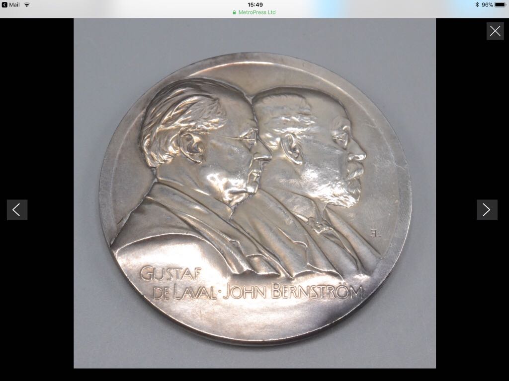25th Anniversary Of The Invention Of The Separator Medal  coin collectible - Main Image 2