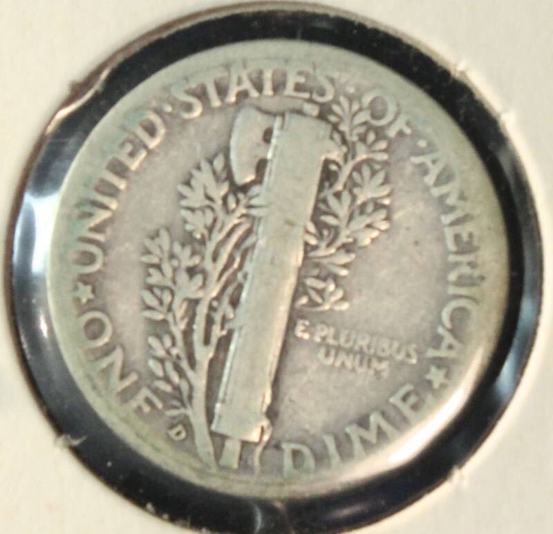 1936 D Mercury Dime  coin collectible - Main Image 2