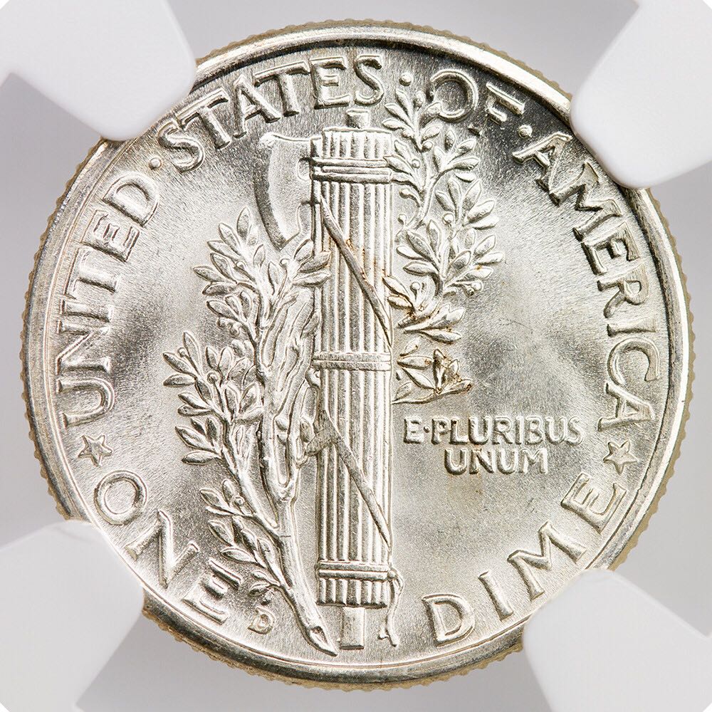 1940 D Mercury Dime  coin collectible - Main Image 2