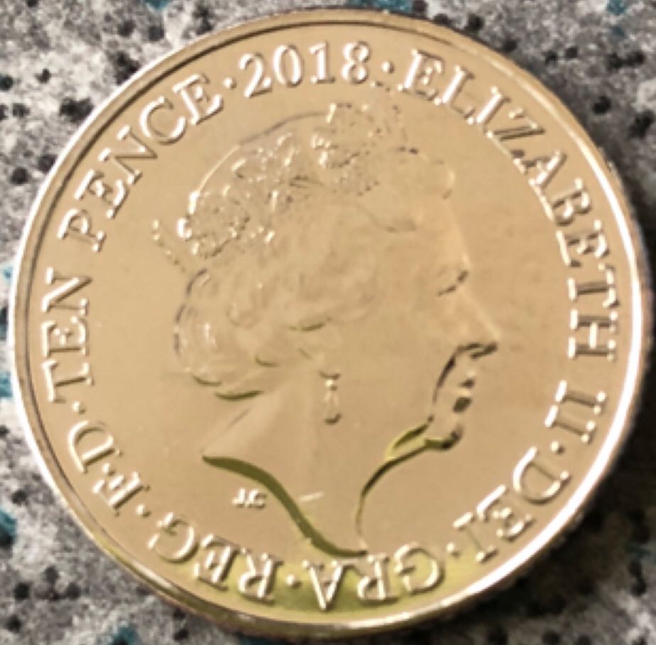 2018 10p Cricket  coin collectible - Main Image 2