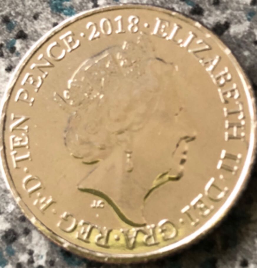 2018 10p Greenwich Mean Time  coin collectible - Main Image 2