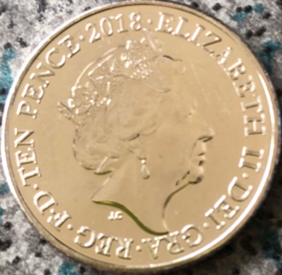 2018 10p Oak Tree  coin collectible - Main Image 2