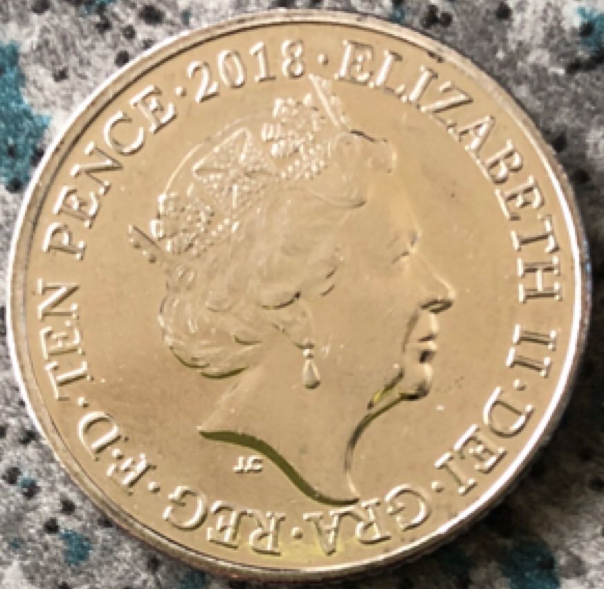 2018 10p X Marks The Spot  coin collectible - Main Image 2