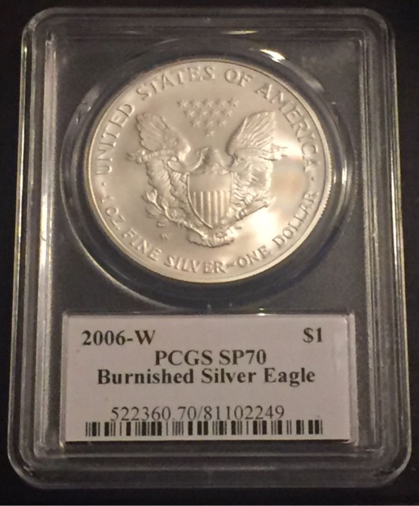 2006 W American Eagle  coin collectible - Main Image 2