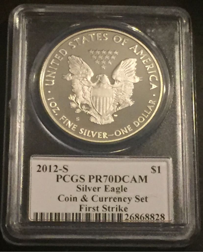 2012 S American Eagle  coin collectible - Main Image 2