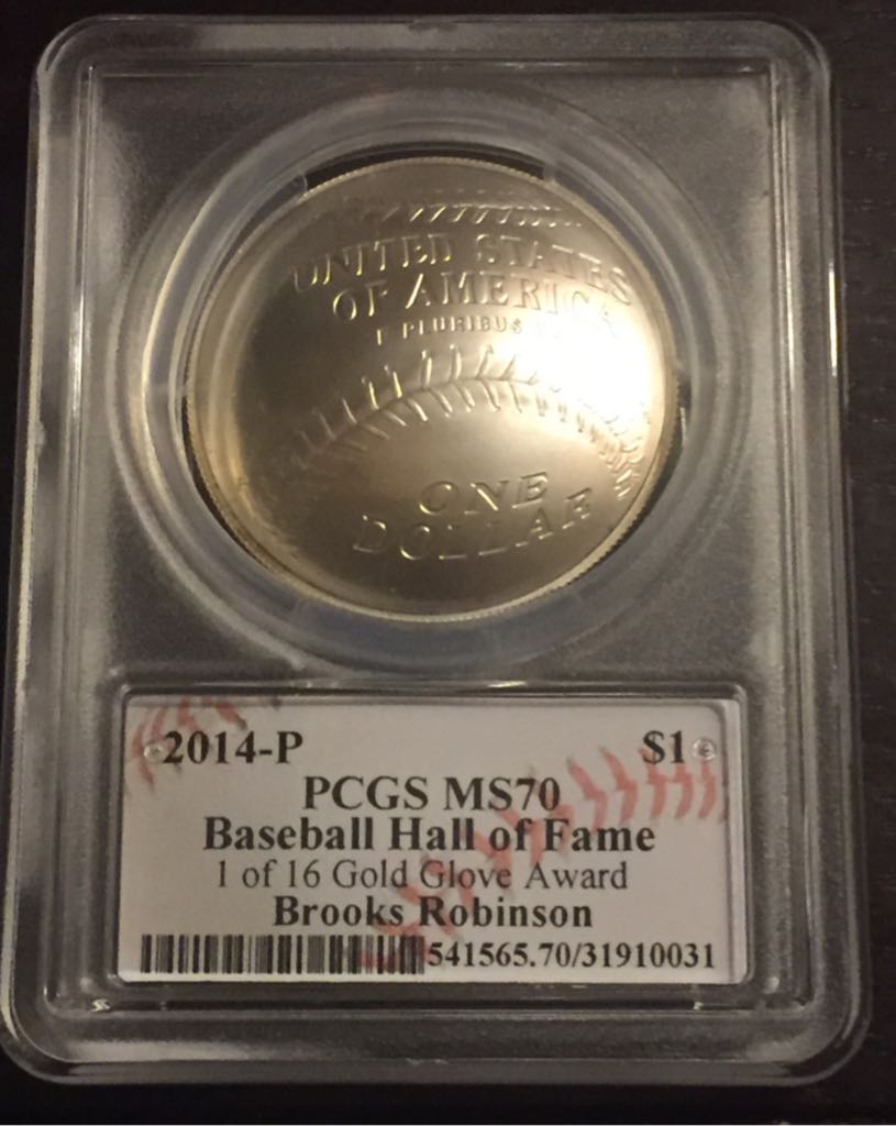 2014 P Brooks Robinson  coin collectible - Main Image 2