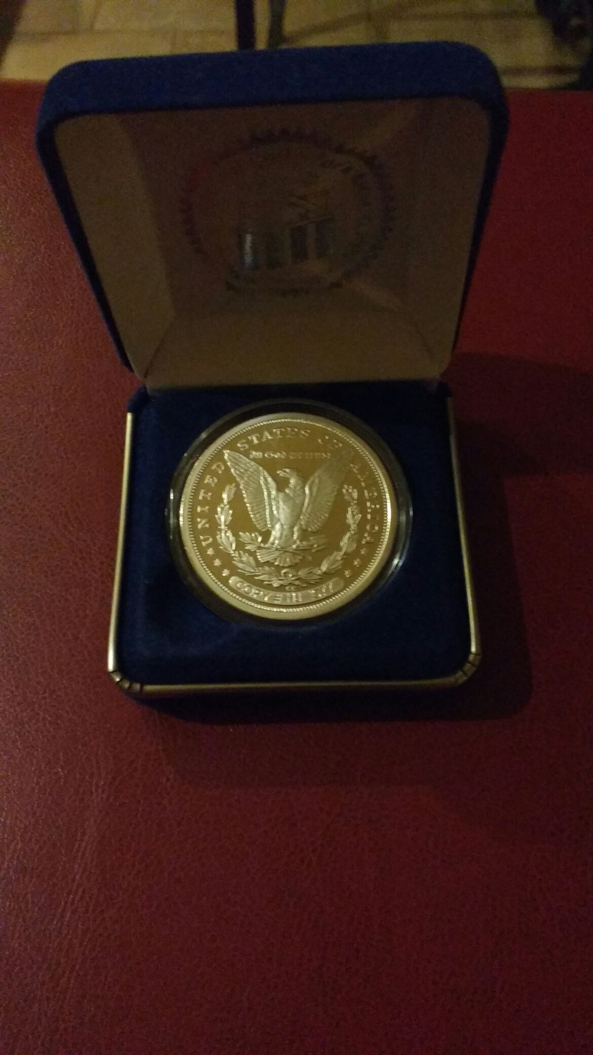 1889 CC Morgan Proof NCM Copy # HJ1077  coin collectible - Main Image 2