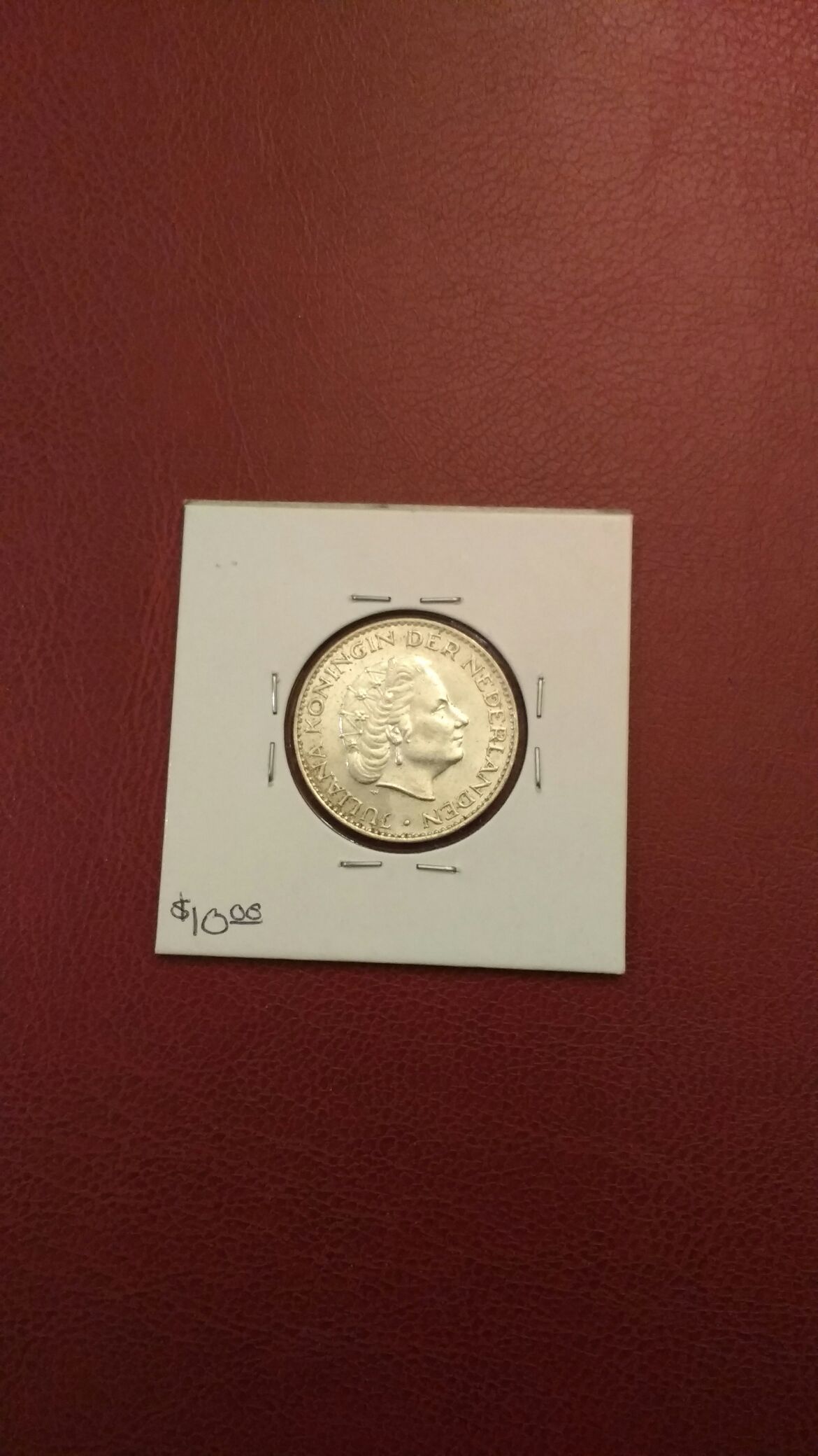 1956 Netherlands 1 Gulden BU  coin collectible - Main Image 1