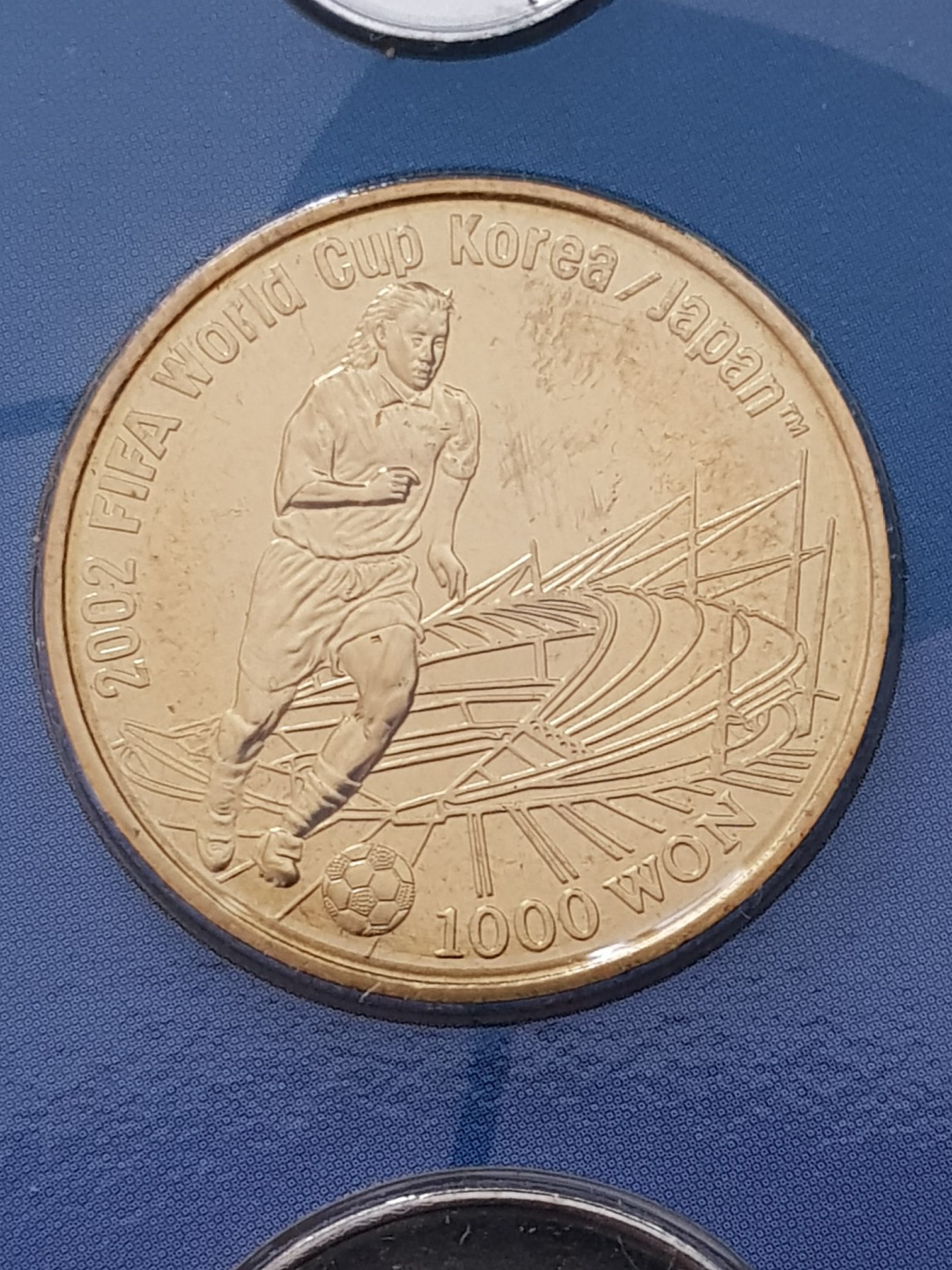 1000 Won World Cup Korea Japan 2002  coin collectible - Main Image 2