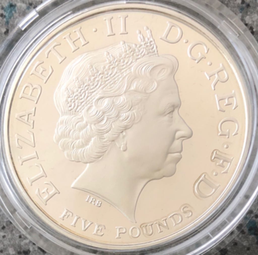 2006 £5 Queens 80th Birthday  coin collectible - Main Image 2