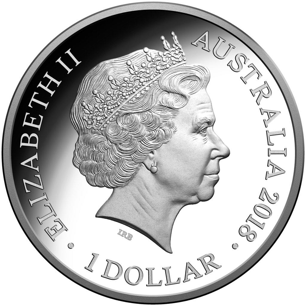 2018 AU Kangaroo Silver Dollar Proof - Seasons Change  coin collectible - Main Image 2