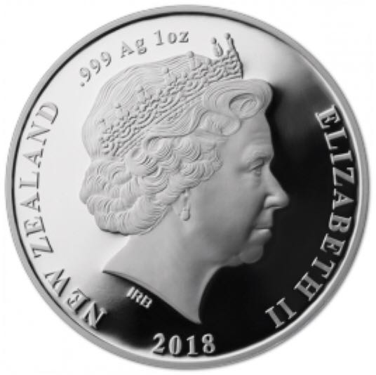 2018 NZ Annual Commemorative - Moa Silver Proof Coin  coin collectible - Main Image 2