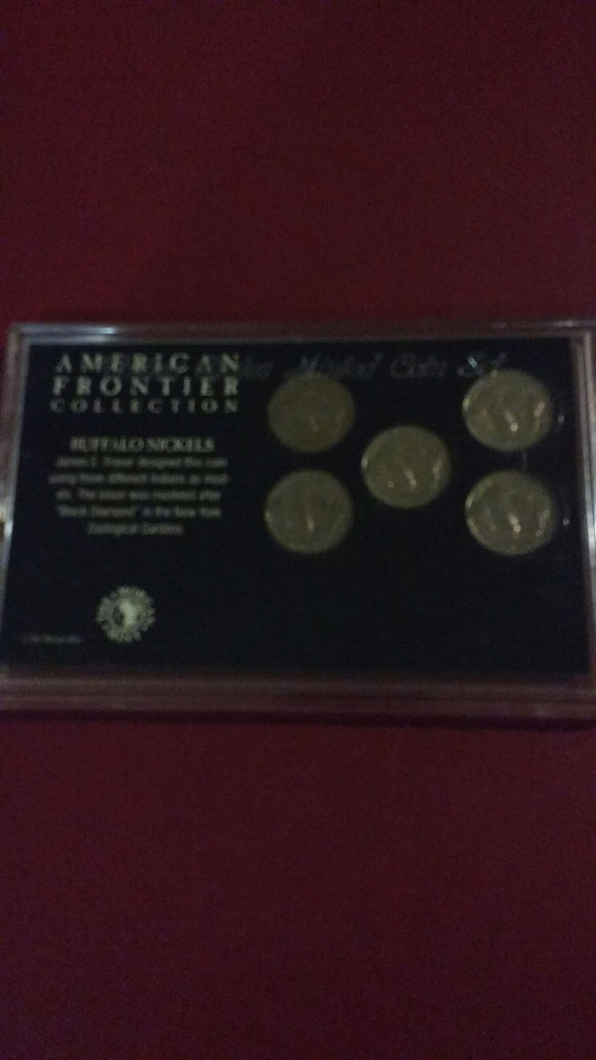 1937 Buffalo Nickles American Frontier Collection  coin collectible - Main Image 2