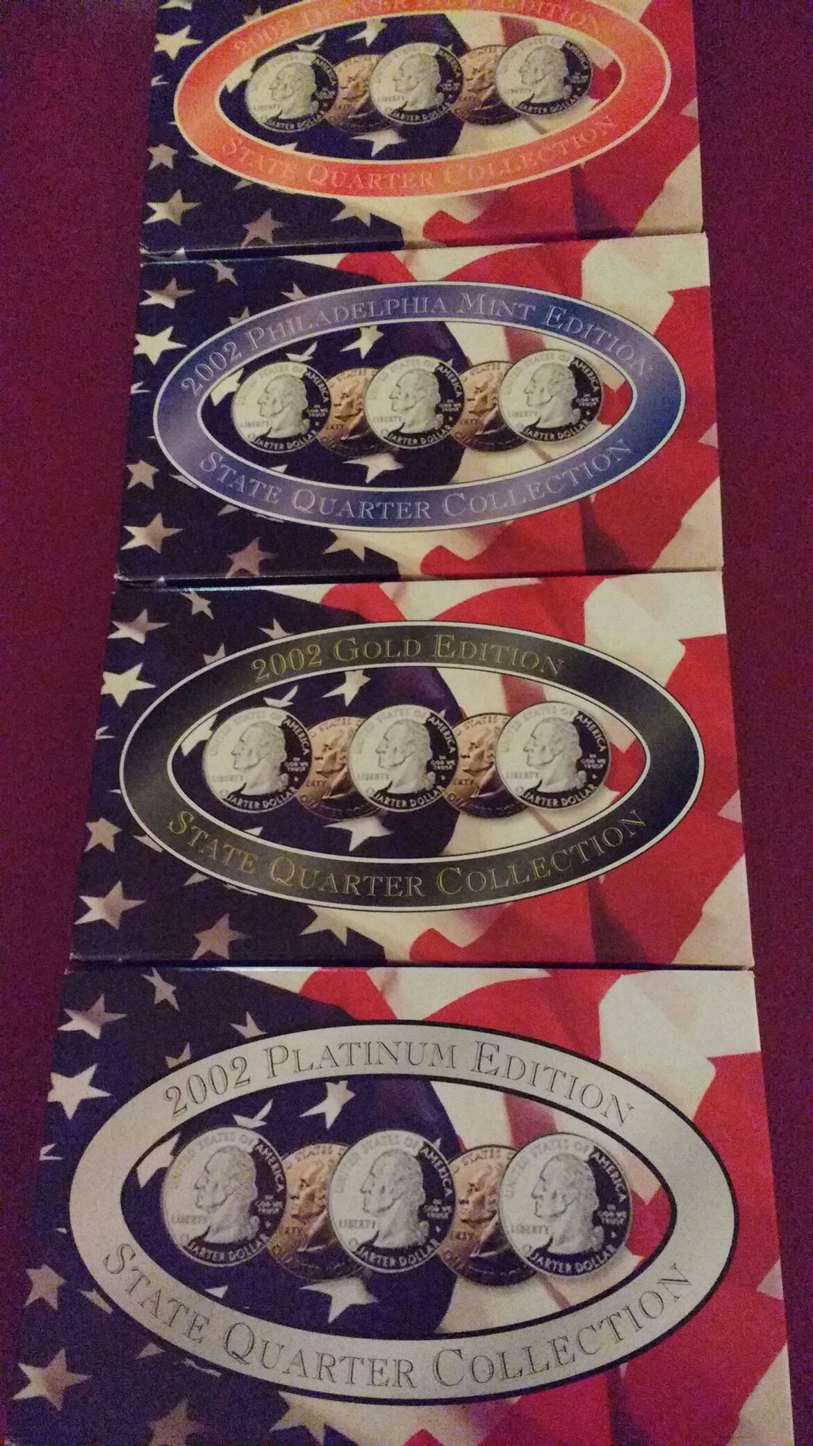 2002 Denver, Philadelphia, Gold, Platinum  coin collectible - Main Image 2