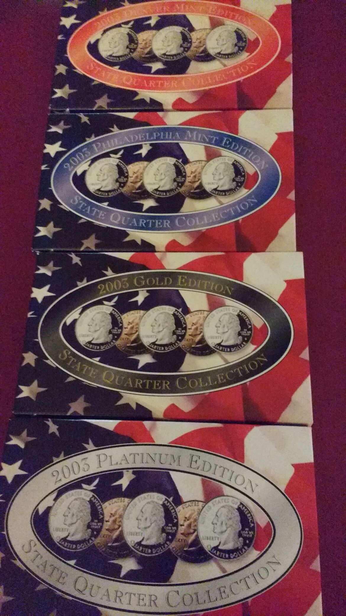 2003 Denver, Philadelphia, Gold, Platinum  coin collectible - Main Image 2