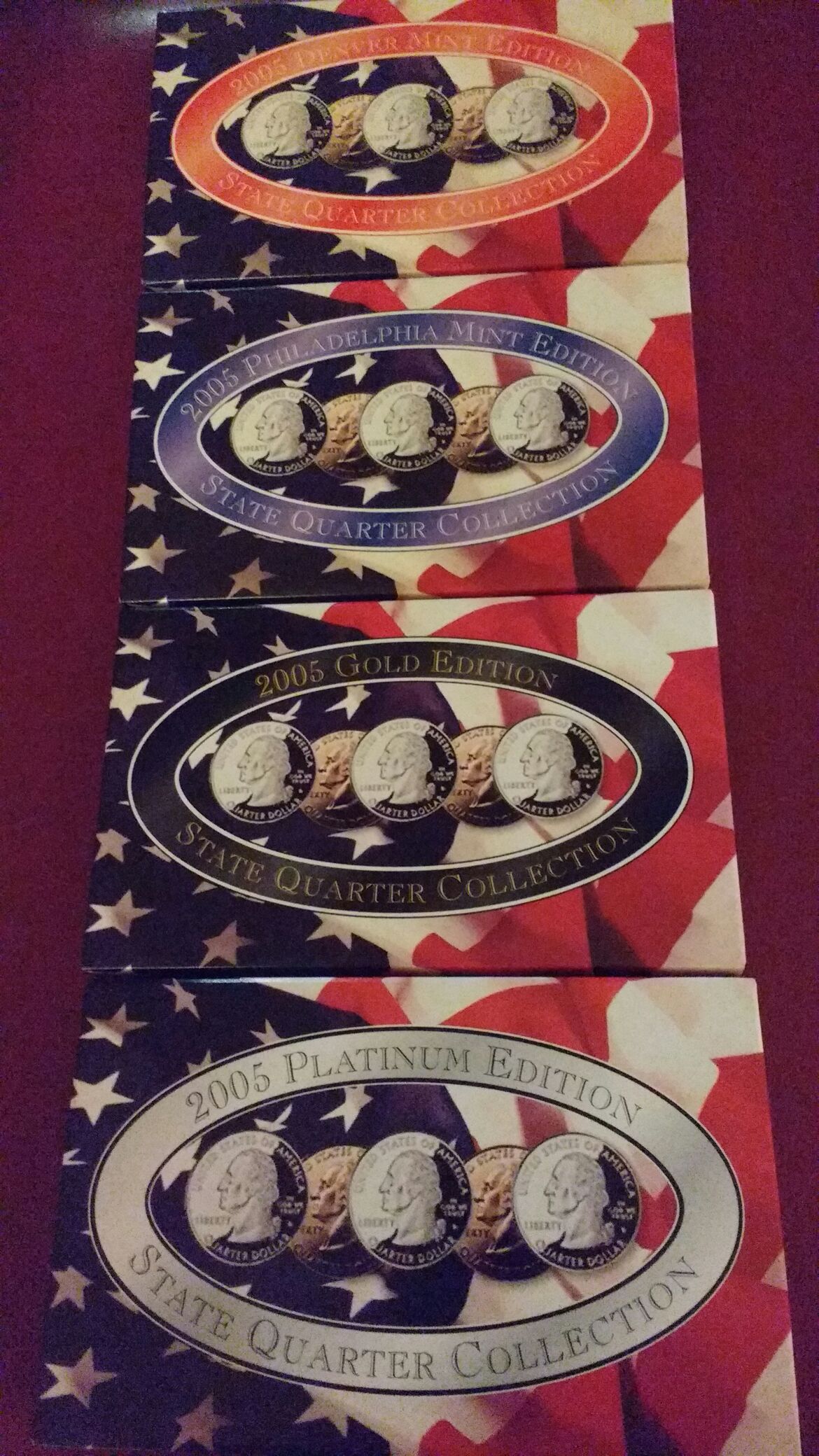 2005 Denver, Philadelphia, Gold, Platinum  coin collectible - Main Image 2