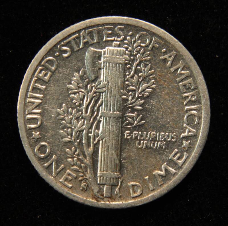 1941 S Mercury Dime  coin collectible - Main Image 2