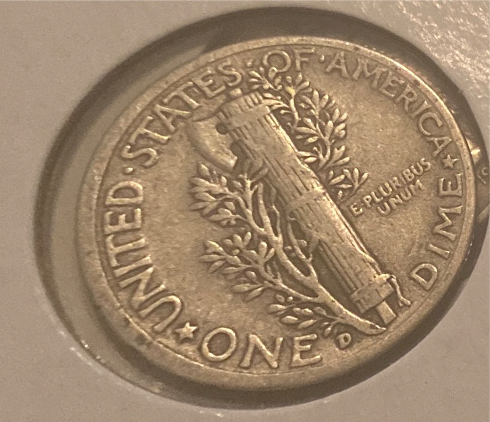 1944 D Mercury Dime  coin collectible - Main Image 4