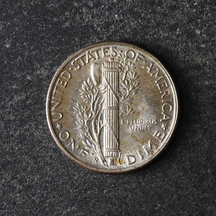 Mercury Dime 1944.S  coin collectible - Main Image 2