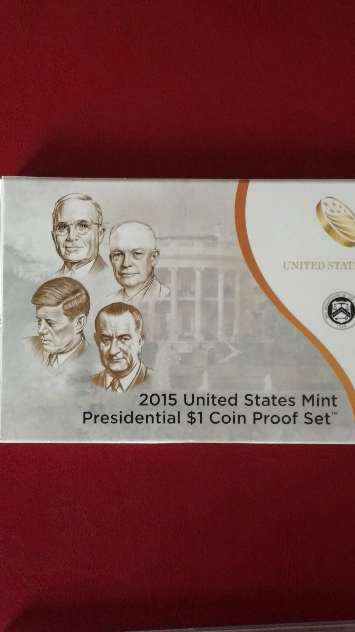 E. 2015 Presidential $ 1 Coin Proof Set  coin collectible - Main Image 2