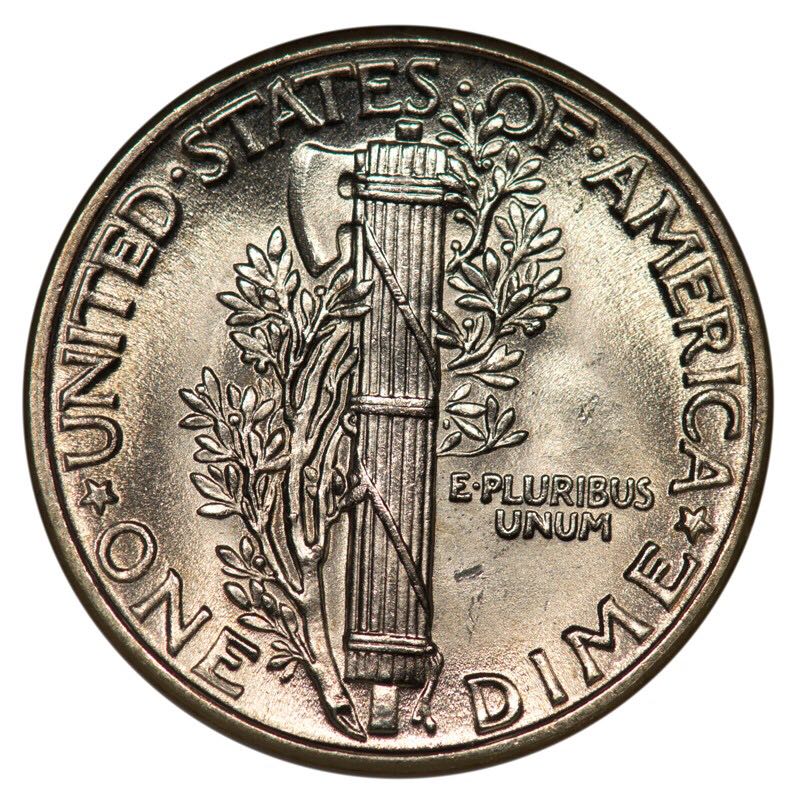 1931 MERCURY DIME  coin collectible - Main Image 2