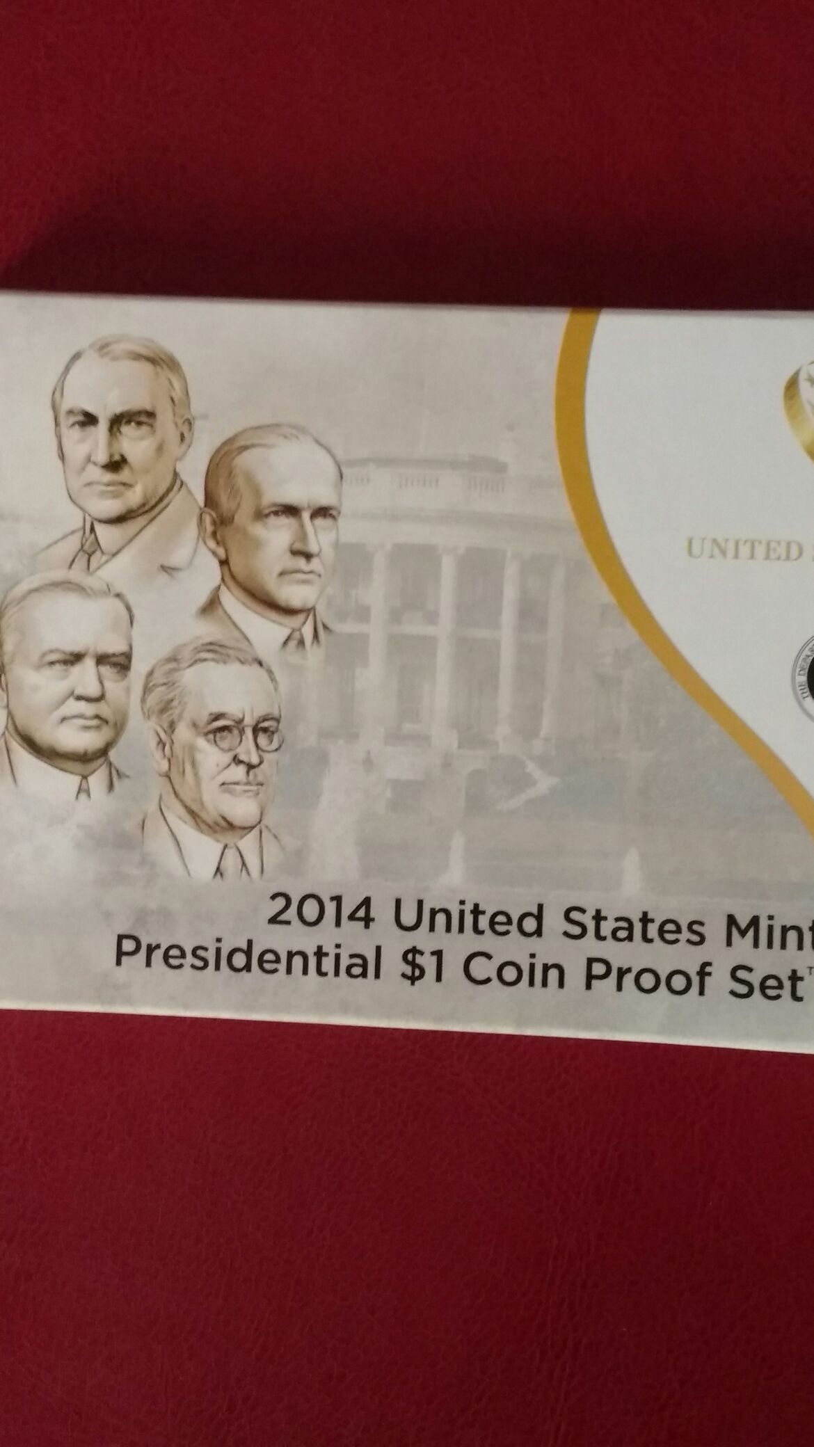 E. 2014 Presidential $ 1 Coin Proof Set  coin collectible - Main Image 2